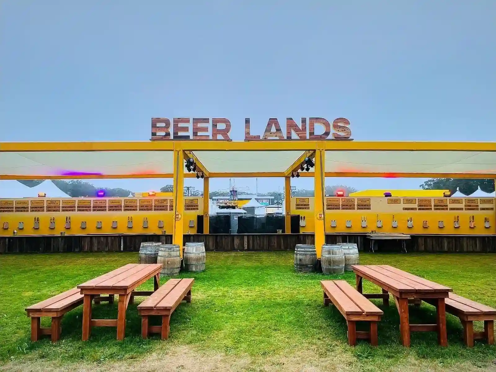 Beer Lands sign